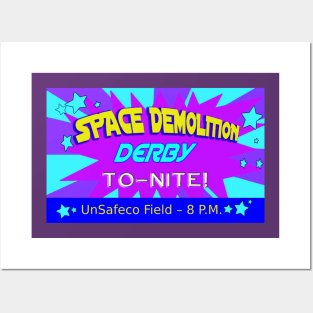 Space Demolition Derby Posters and Art